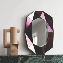 Petit Miroir cristal diamant bourgogne Reflections Copenhagen