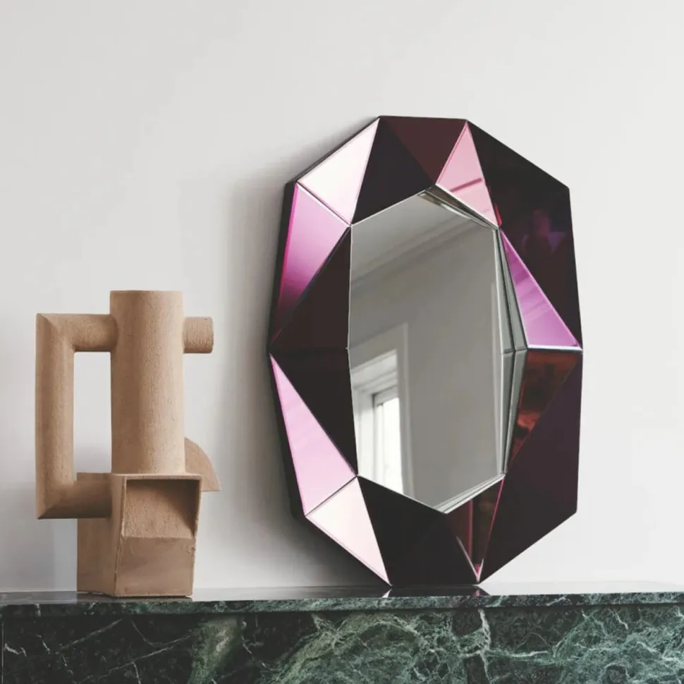 Petit Miroir cristal diamant bourgogne Reflections Copenhagen