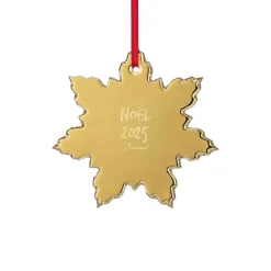 Plaquette Noël 2025 palmette Baccarat