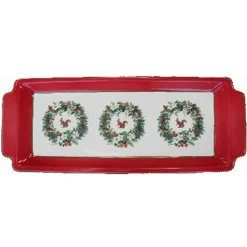 Plat cake roses des neiges