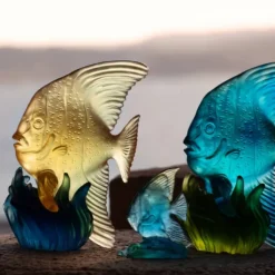 Platax Moyen Modèle Jaune & Bleu Maya Daum