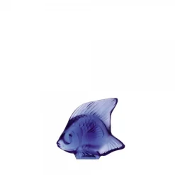Poisson bleu saphir lalique