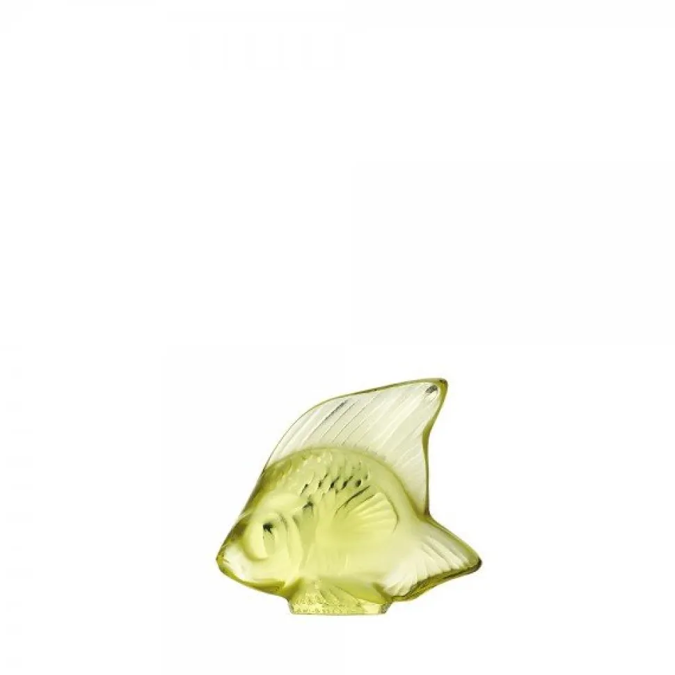 Poisson jaune lalique