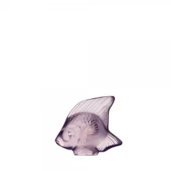 Poisson lilas lalique