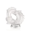Sculpture 2 poissons lalique