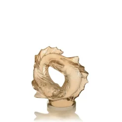 Sculpture 2 poissons moyen modèle lalique