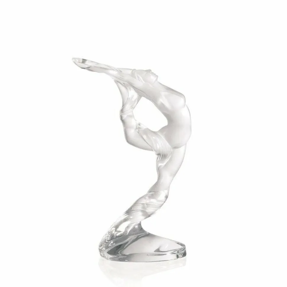 Sculpture acrobate jambe levées Lalique