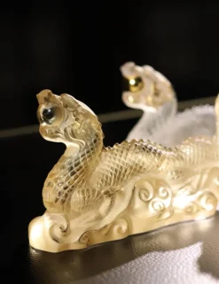 Sculpture dragon Tianlong Lalique
