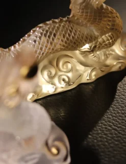 Sculpture dragon Tianlong Lalique