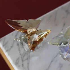 Sculpture Papillon porte-bonheur cristal