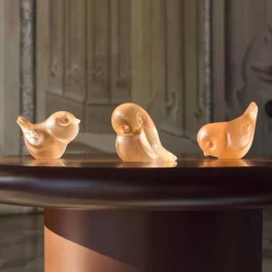 Sculpture Piou-Piou Tête levée Lalique