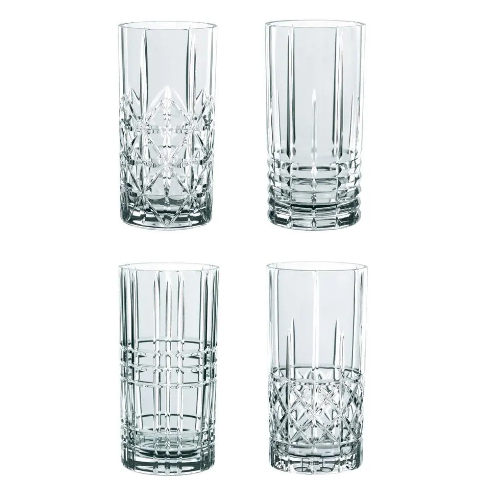 Set 4 chopes cristal highland