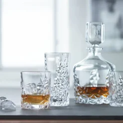 Set 4 Chopes cristal sculpture