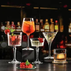 Set 4 coupes champagne cristal clair timeless