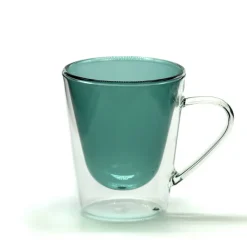 Set 2 Mugs en cristal double paroi