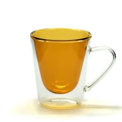 Set 2 Mugs en cristal double paroi