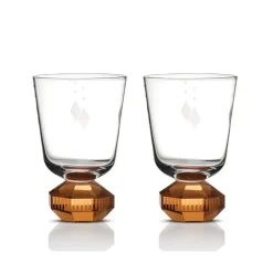 Set 2 verre Chelsea clair rouge Reflections Copenhagen