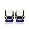 Set 2 Whimsy bleu verre à whisky Reflections Copenhagen