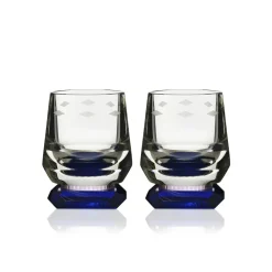 Set 2 Whimsy bleu verre à whisky Reflections Copenhagen