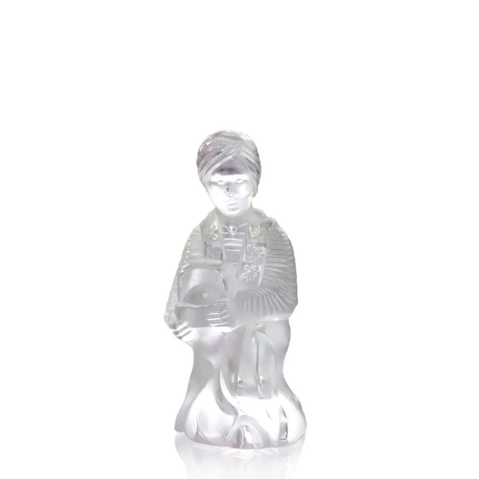 Statuette roi mage melchior lalique