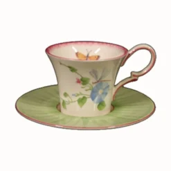 Tasse et soucoupe dejeuner lunéville