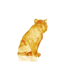 Tigre assis lalique