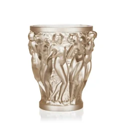 Vase bacchantes lustré or lalique