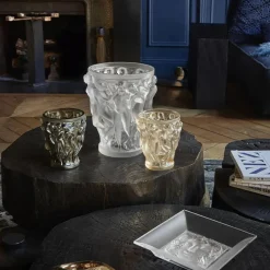 Vase bacchantes pm lustré or lalique