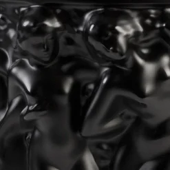 Vase bacchantes pm noir lalique