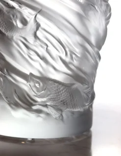 Vase carpes koi lalique