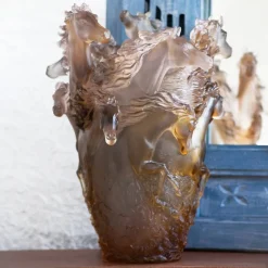 Vase cheval cavalcade grand modèle Daum