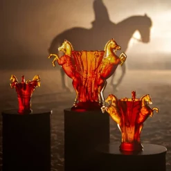 Vase cheval pm Rêve Équestre Daum