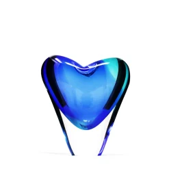 Vase coeur cristal de bohême gm