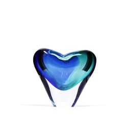 Vase coeur cristal de bohême pm