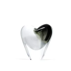 Vase coeur cristal de bohême pm
