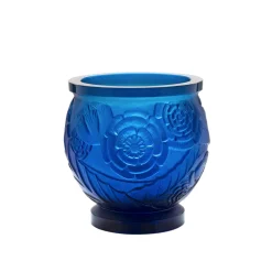 Vase empreinte mm bleu daum
