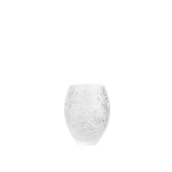 Vase feuilles lalique