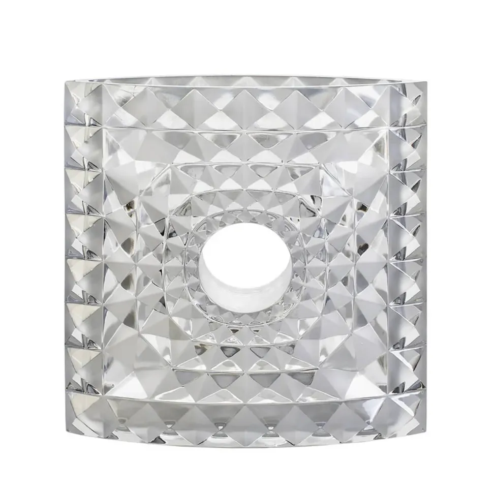 Vase Géo Mario Botta & Lalique 2016 cire perdue