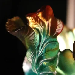 Vase grand modèle léopard Voyage Tropical Daum