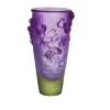 Vase haut jardin imaginaire daum