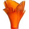 Vase magnum ginkgo ambre daum 99 ex