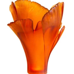 Vase magnum ginkgo ambre daum 99 ex