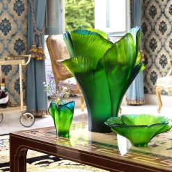 Vase magnum ginkgo vert daum 99 ex