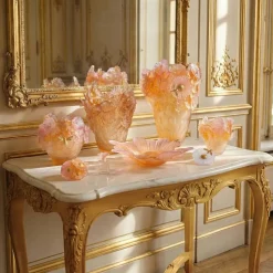 Vase Magnum Or d’Abeille Daum