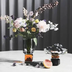 Vase Ohio clair ambre noir Reflections Copenhagen