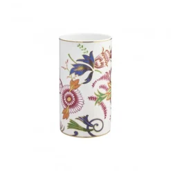 Vase porcelaine cylindrique 20 cm Imari Raynaud