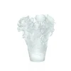 Vase rose passion blanc daum