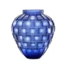 Vase rythmes bleu daum