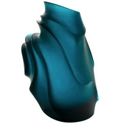 Vase sand gm bleu daum par christian ghion