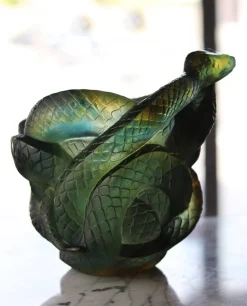 Vase serpent Daum
